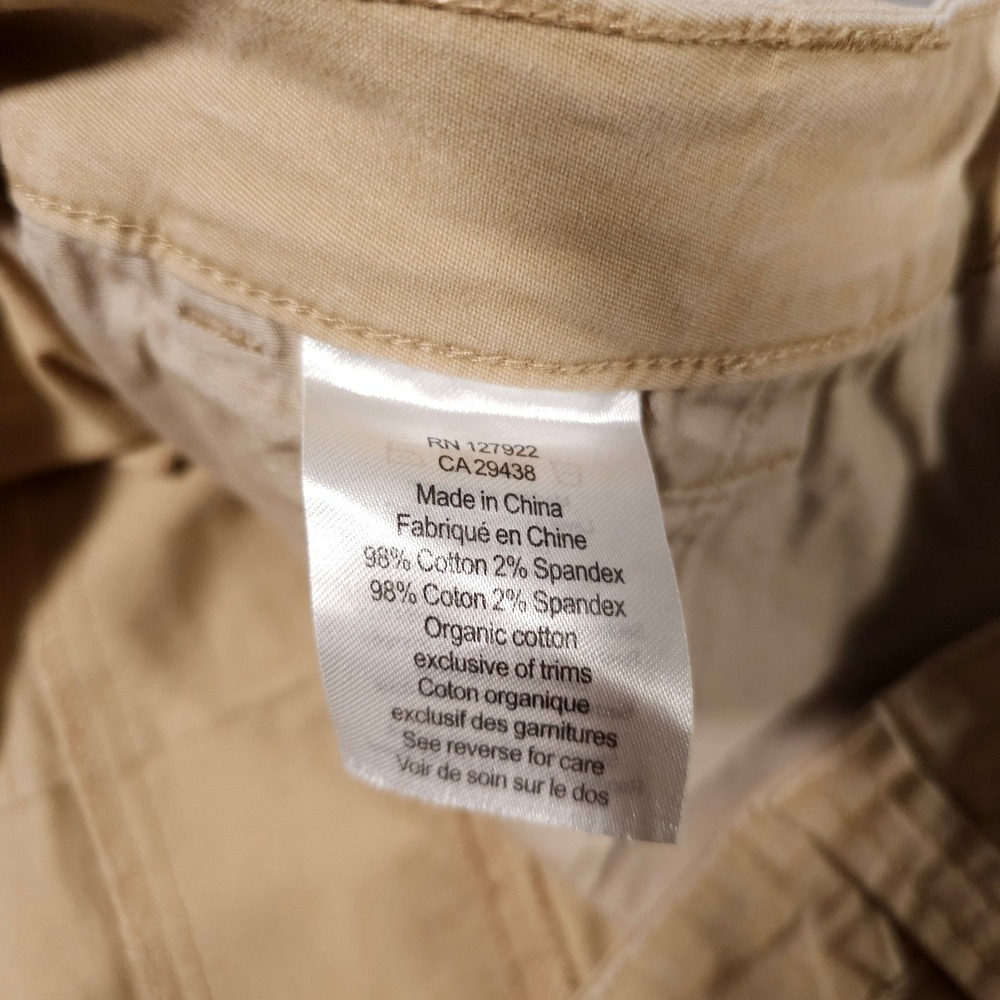 Mountain Khakis Shorts Mens 34 Tan Slim Fit Organic Cotton Stretch 10in Inseam - Picture 3 of 7